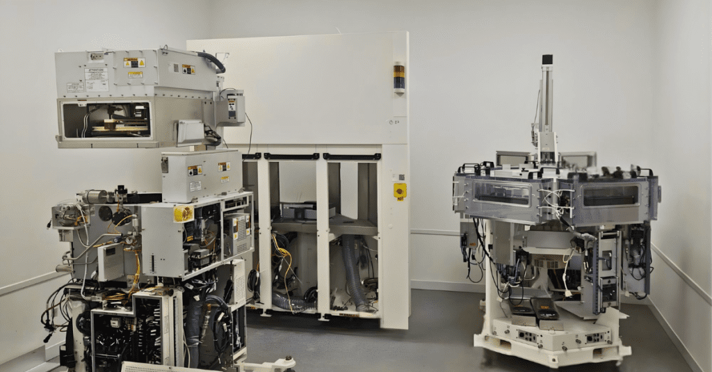 Refurbished SCE and Alliance semiconductor processing systems in a controlled cleanroom environment